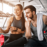 Image displaying gym members using RhinoFit's gym software